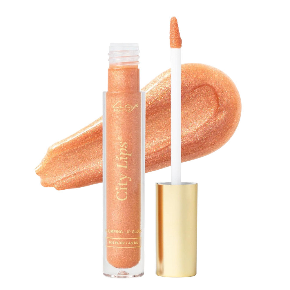 City Lips Color Plumping Lip Gloss- Nude York