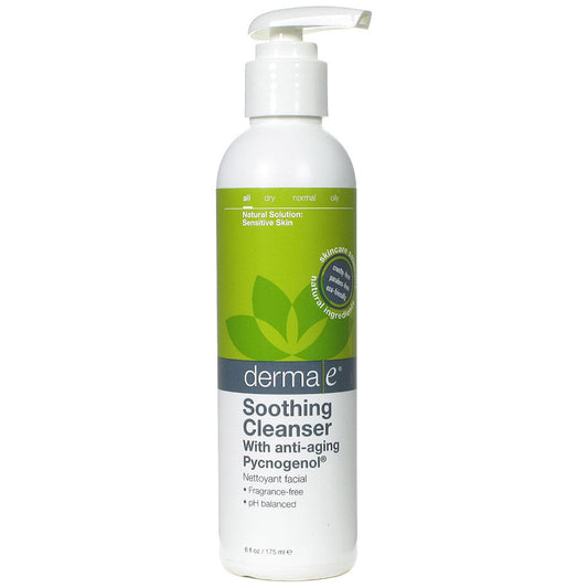 Derma E Soothing Facial Cleanser with Anti-aging Pycnogenol 6 oz