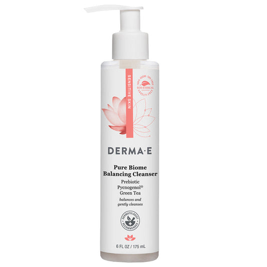 Derma E Pure Biome Balancing Cleanser 6 oz