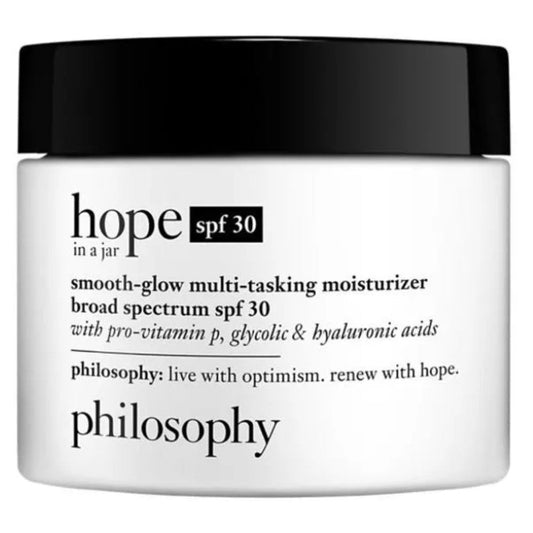 Philosophy Hope In A Jar Smooth Glow Multi Tasking Moisturizer SPF30 2 oz