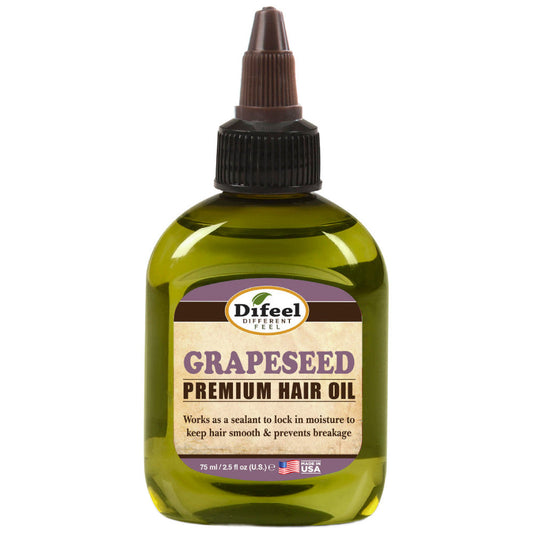 Difeel Premium Hair Oil-grape Seed 2.5 oz