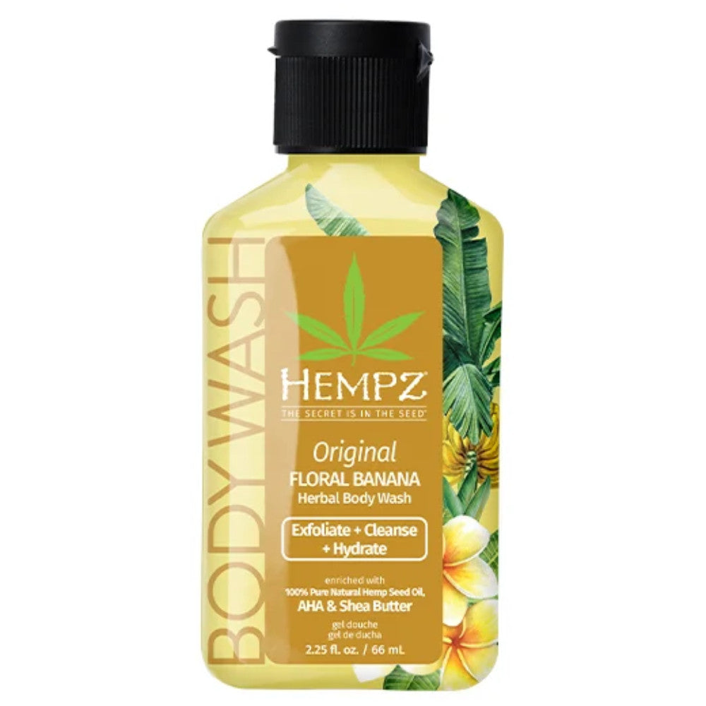 Hempz Original Floral Banana Herbal Body Wash 2.25 oz