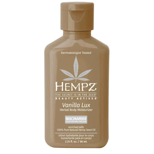 Hempz Vanilla Lux Herbal Body Moisturizer 2.25 oz