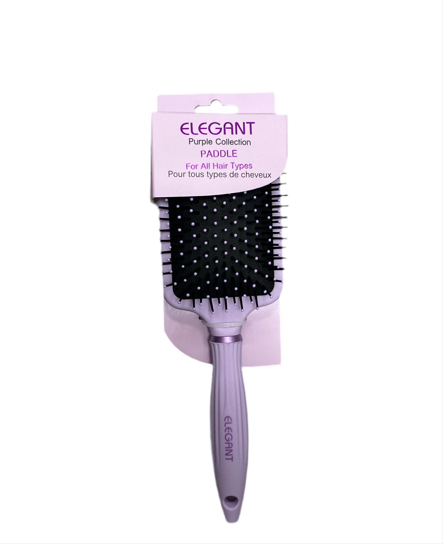 Elegant Brush #711 Large Paddle-Purple