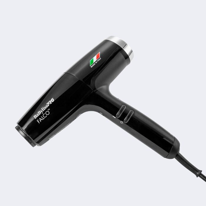 Babyliss Pro Nano Titanium Professional Italian High-Speed Falco Dryer-Black