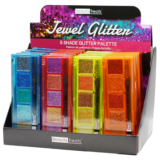 Beauty Treats Glitter Palette 5 Shades