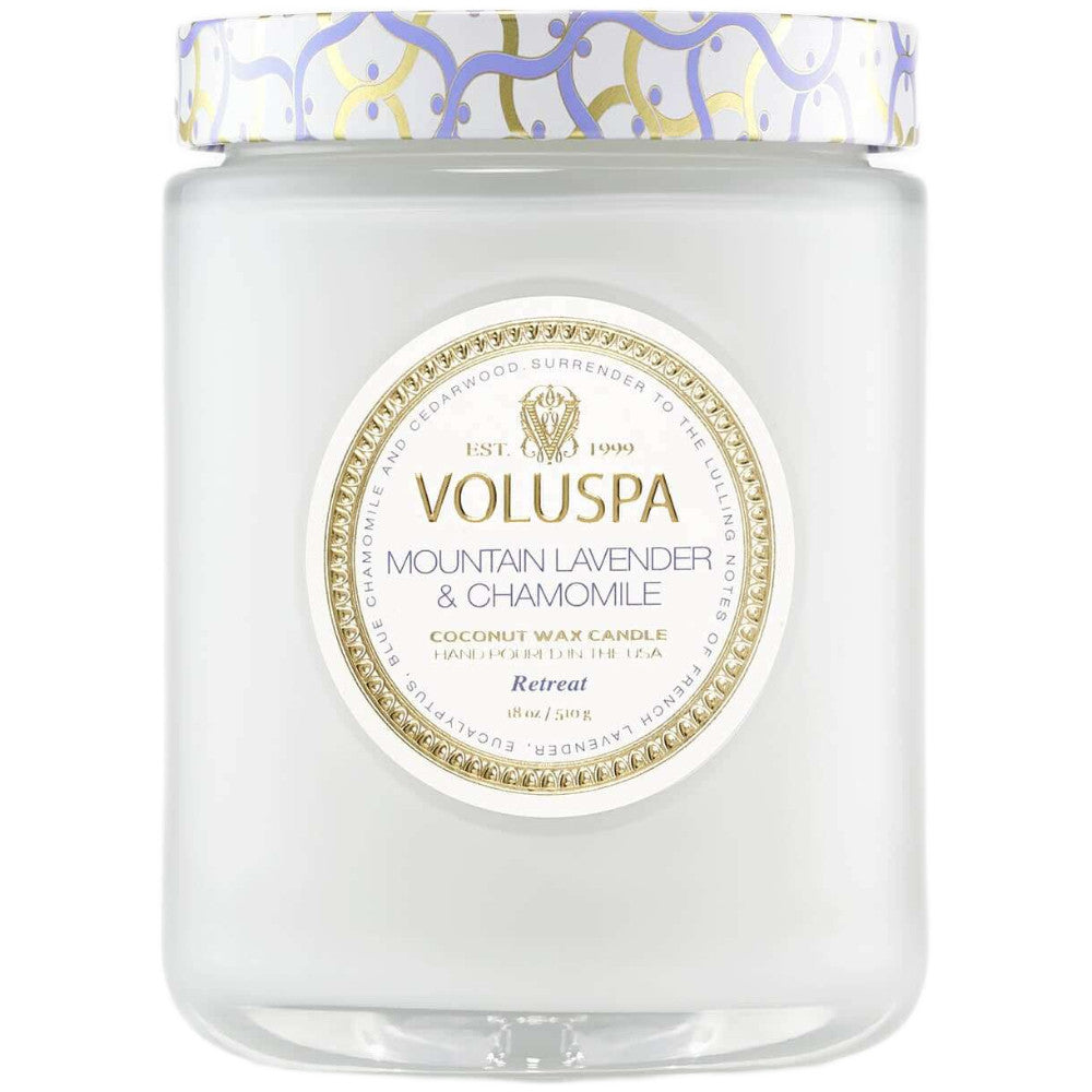 Voluspa Large Jar Candle Mountain Lavender and Chamomile