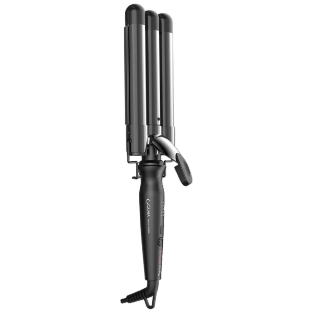 Gama Professional Trifferro Salon Curl 3 Barrel LED Waver