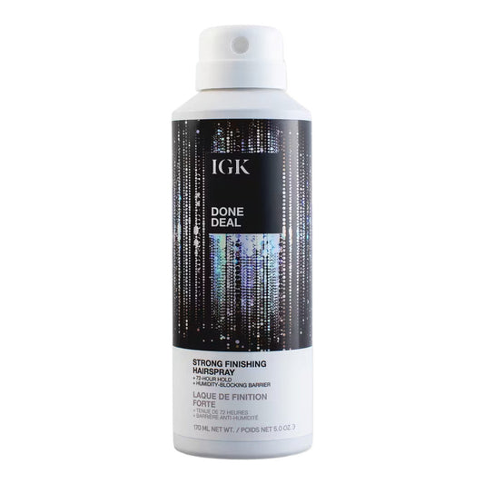 IGK Done Deal Strong Hold Hairspray 5 oz
