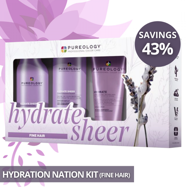Pureology Hydration Nation Hydrate Sheer KitHair ShampooPUREOLOGY