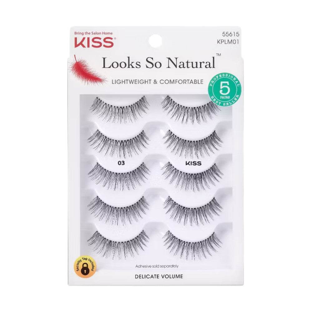 Kiss Looks So Natural Lashes Multipack- Delicate Volume