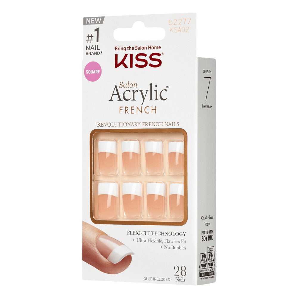 Kiss Salon Acrylic French- Sugar Rush