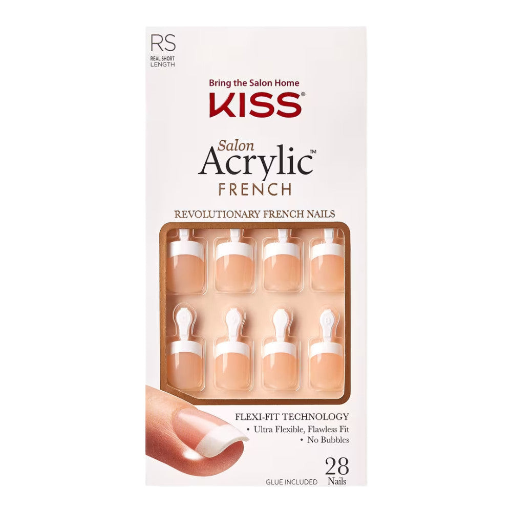Kiss Salon Acrylic French- Power Play