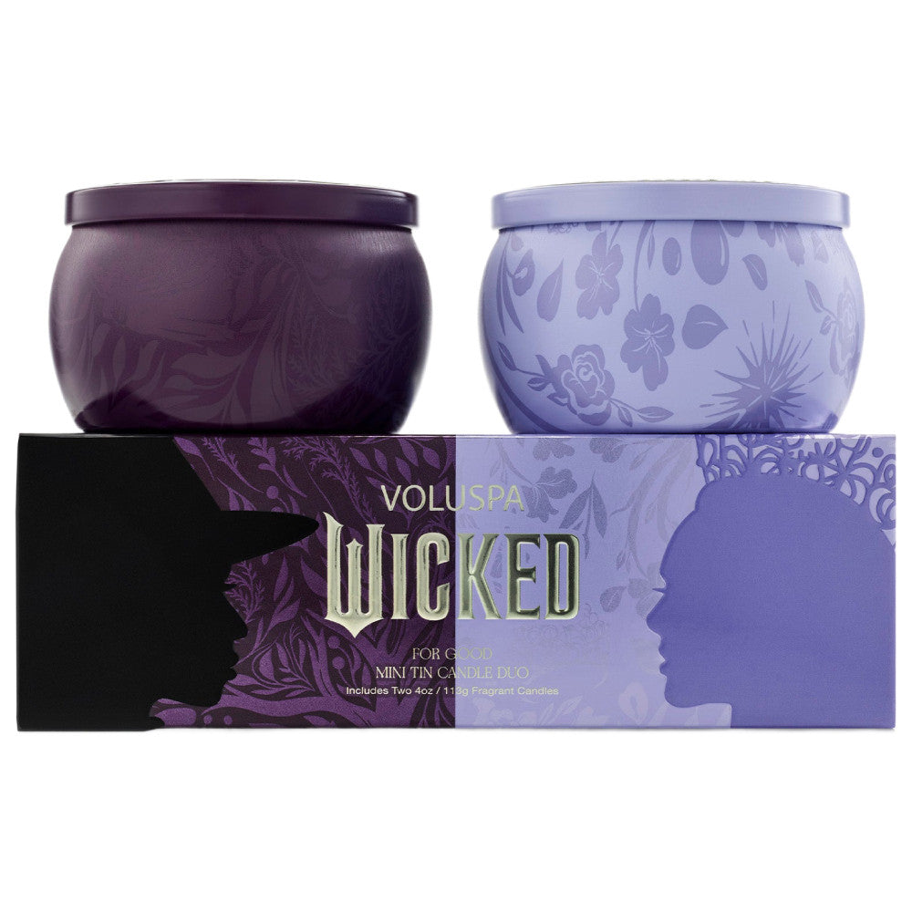 Voluspa Wicked 2 Mini Tin Candle Duo