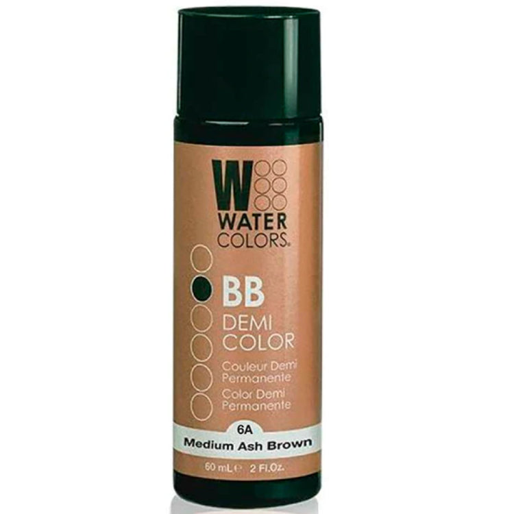 Tressa Watercolors BB Demi-Permanent Hair ColorHair ColorTRESSAColor: 6A Medium Ash Brown