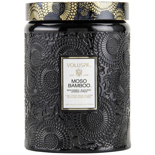 Voluspa Large Glass Candle 18 ozCandlesVOLUSPAFragrance: Moso Bamboo