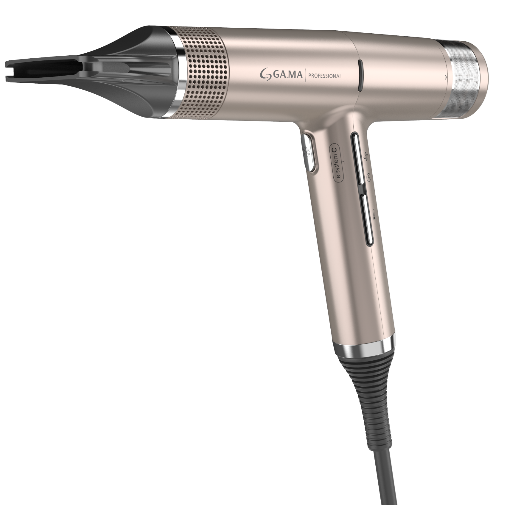 Gama professional hair dryer on a white background