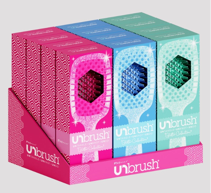 FHI UNbrush Glitter Holiday Display