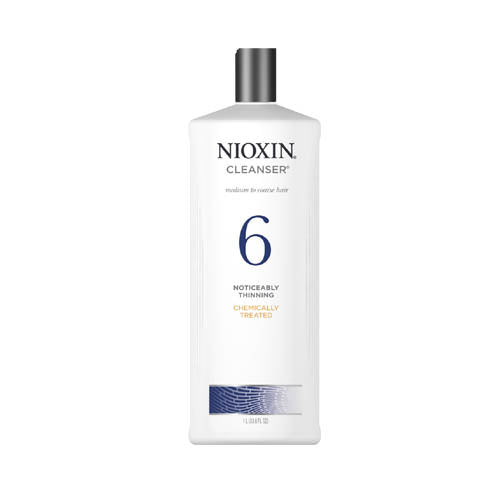 Nioxin System 6 CleanserHair ShampooNIOXINSize: 10.1 oz, 33.8 oz, 1.7 oz, 5.1 oz