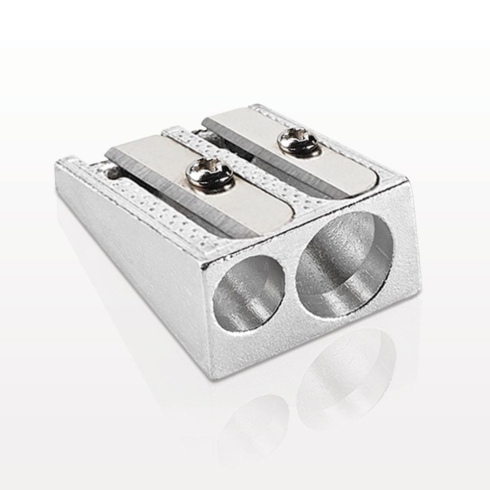 I Beauty Cosmetic Pencil Sharpener-Aluminum Dual HoleCosmetic AccessoriesI BEAUTY