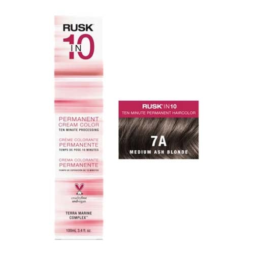 Rusk In 10 Hair Color 3.4 ozHair ColorRUSKColor: 7A Medium Ash Blonde