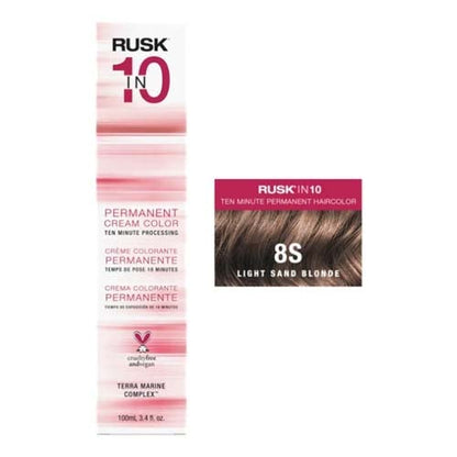 Rusk In 10 Hair Color 3.4 ozHair ColorRUSKColor: 8S Light Sand Blonde