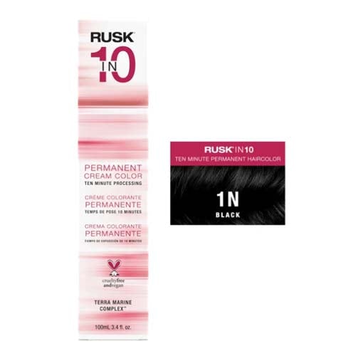 Rusk In 10 Hair Color 3.4 ozHair ColorRUSKColor: 1N Black