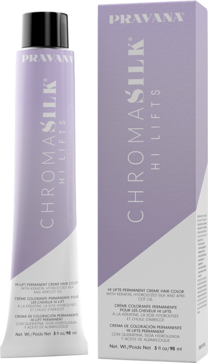 Pravana Hi-Lifts Hair ColorHair ColorPRAVANAColor: 0 Champagne, 6 Cool Violet, 7 Violet Blue, 8 Light Violet, 9 Pale Violet