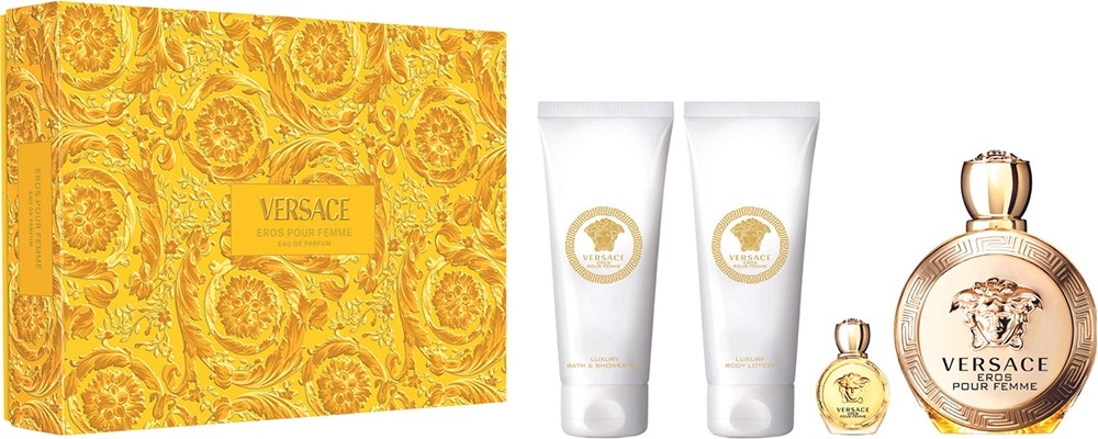 Gianni Versace Eros Pour Femme Gift Set 4 pc