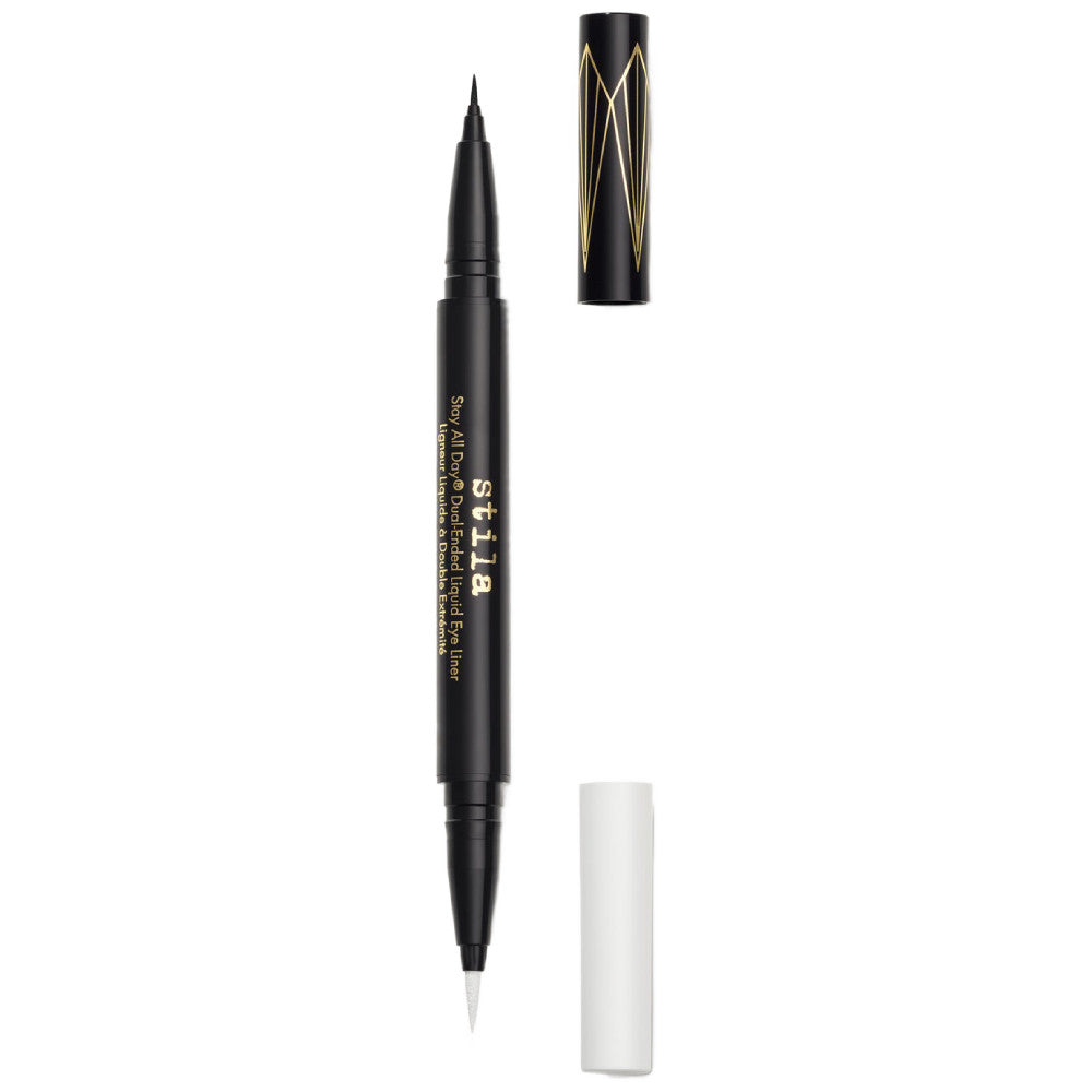 Stila Stay All Day Dual Ended Liquid Eyeliner- Intense Black/Snow