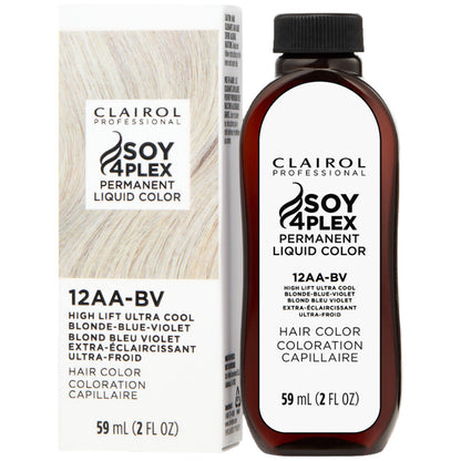 Clairol Soy Liquicolor Permanent Hair Color - 12AA-BV High Lift Ultra Cool Blonde Blue Violet