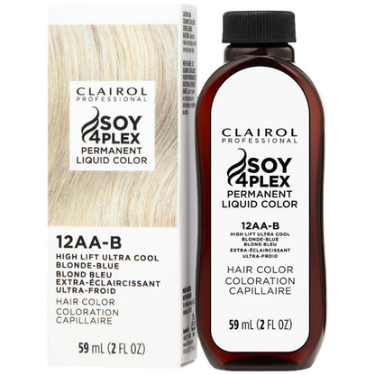 Clairol Soy Liquicolor Permanent Hair Color - 12AA-B/HL-B High Lift Ultra Cool Blonde Blue