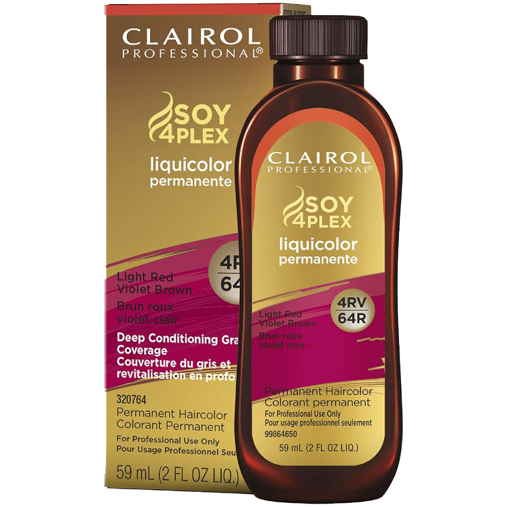 Clairol Soy Liquicolor Permanent Hair Color - 4RV/64R Red Oak