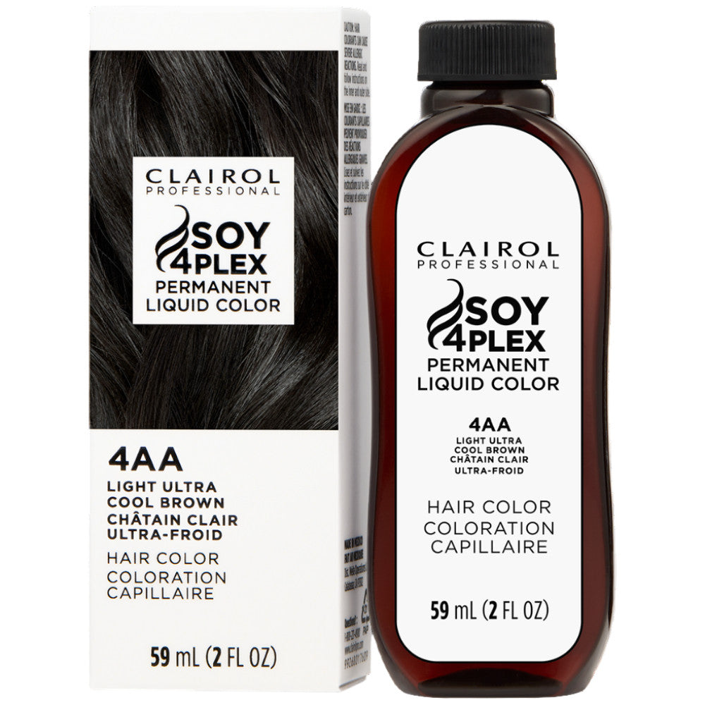 Clairol Soy Liquicolor Permanent Hair Color - 4AA/37D Iced Brown