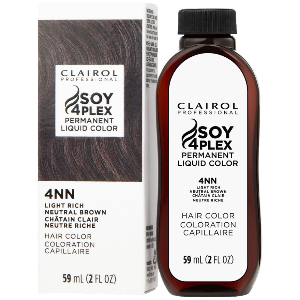 Clairol Soy Liquicolor Permanent Hair Color - 4NN Light Rich Neutral Brown