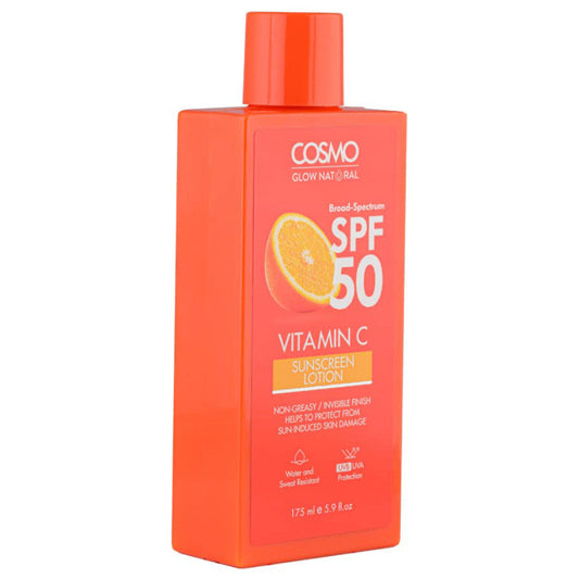 Cosmo Suncare Vitamin C Sunscreen Lotion SPF50 5.84 oz