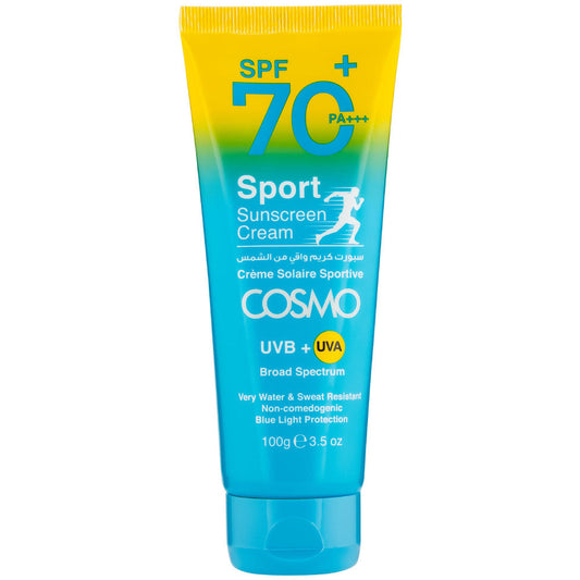 Cosmo Suncare Sports Sunscreen Cream SPF70+ 3.5 oz