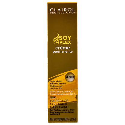 Clairol Premium Creme Hair Color 4GN Light Golden Neutral Brown