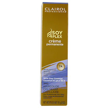 Clairol Premium Creme Hair Color 7A Medium Cool Blonde