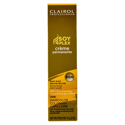 Clairol Premium Creme Hair Color 6GN Dark Gold Neutral Blonde