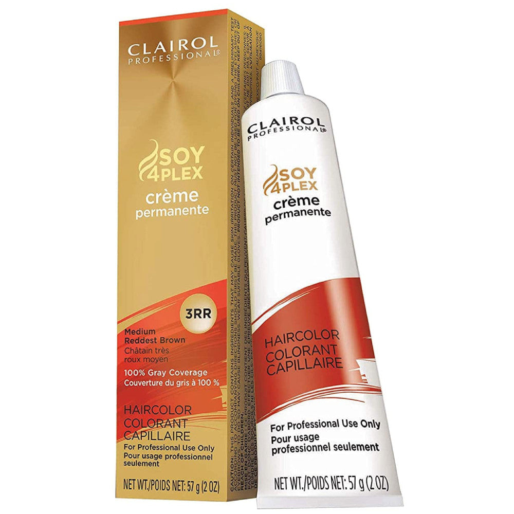 Clairol Premium Creme Hair Color 3RR Medium Reddest Brown