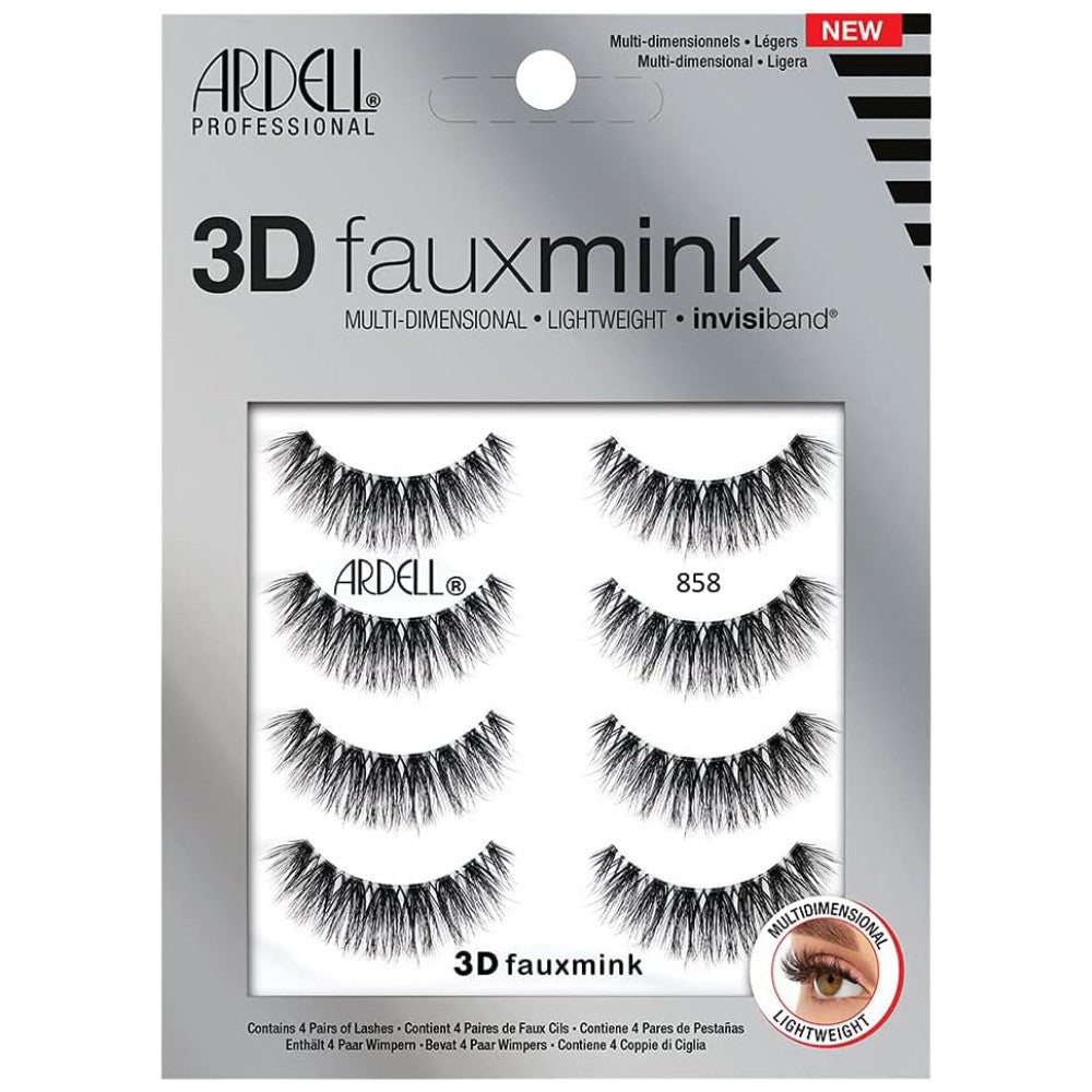 Ardell 3D Faux Mink #858 4-Pack