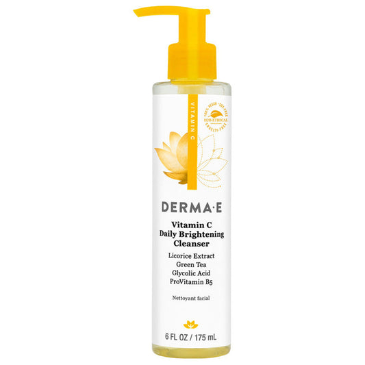 Derma E Evenly Radiant Facial Cleanser 6 oz