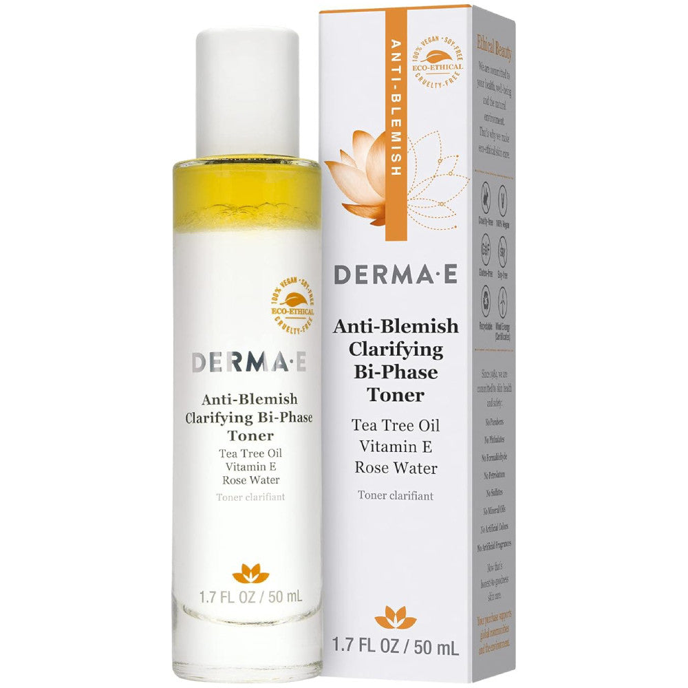 Derma E Anti-Blemish Clarifying Bi-Phase Toner 1.7 oz