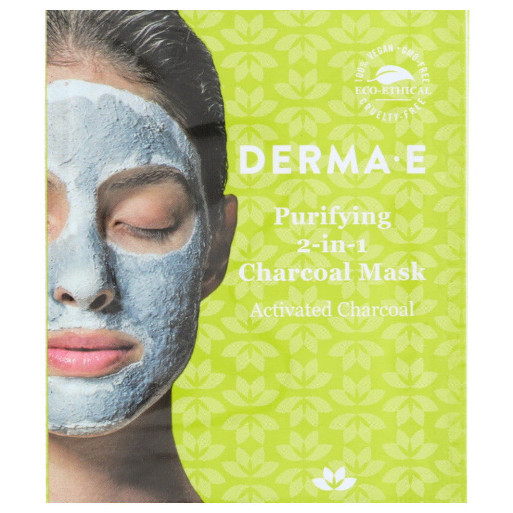 Derma E Purifying 2-in-1 Charcoal Mask .35 oz