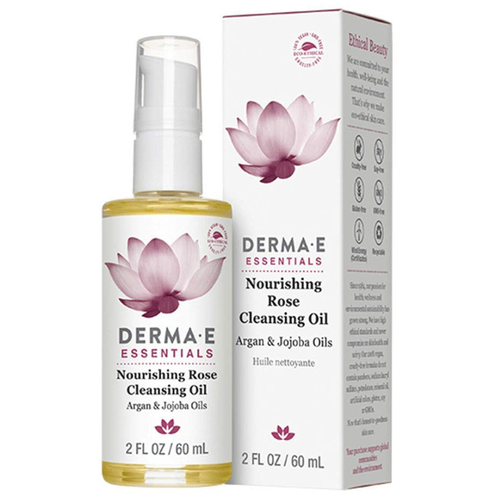 Derma E Nourishing Rose Cleansing Oil 2 oz