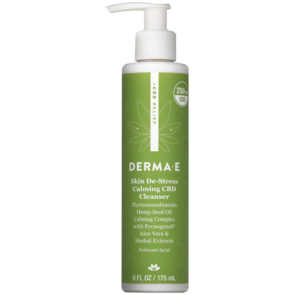 Derma E Skin De-Stress Calming CBD Cleanser 6 oz