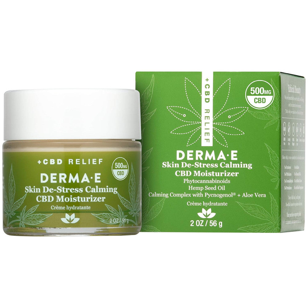 Derma E Skin De-Stress Calming CBD Moisturizer 2 oz