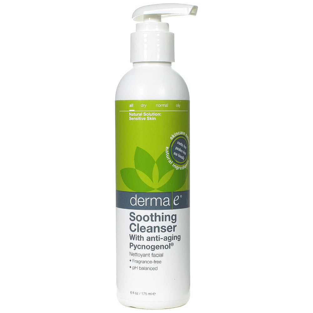 Derma E Soothing Facial Cleanser with Anti-aging Pycnogenol 6 oz