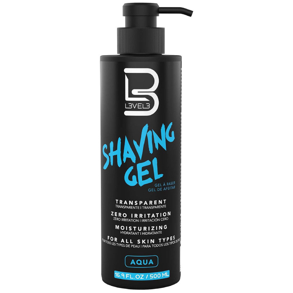 L3VEL3 Shaving Gel Aqua 500ml